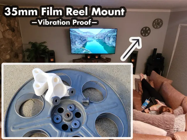 35mm Film Reel Wall Mount
