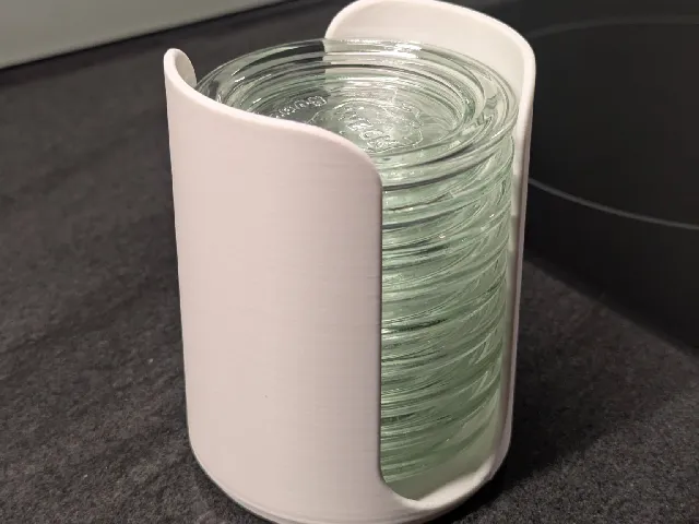 Lid organizer for Weck jar lids