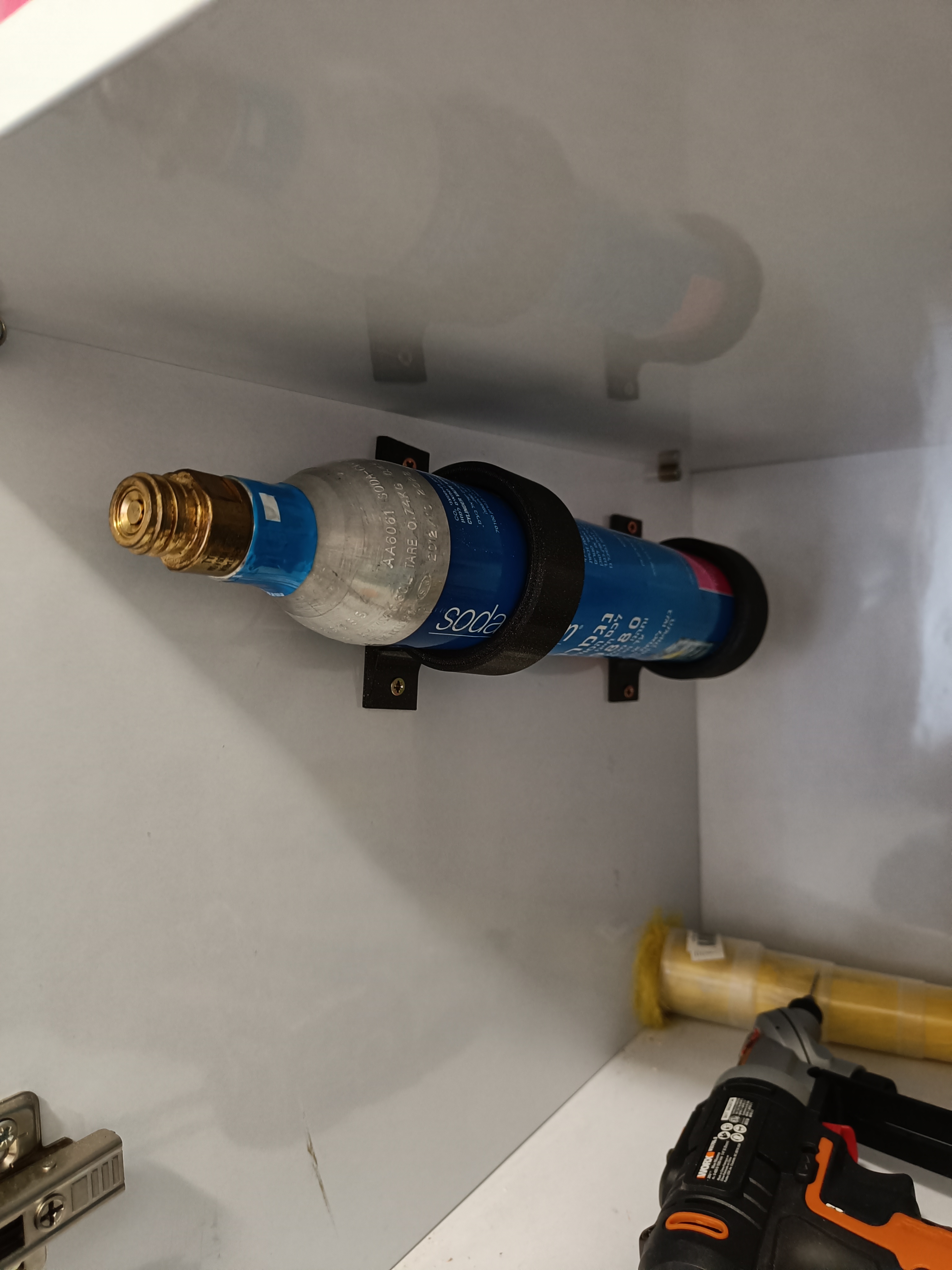 SodaStream container holder