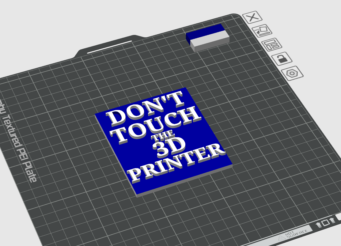 Miniatura 2 do modelo 3D Don't touch 3d Printer