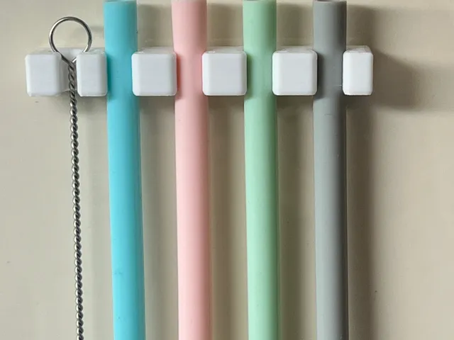 Silicone Straw Drying Rack