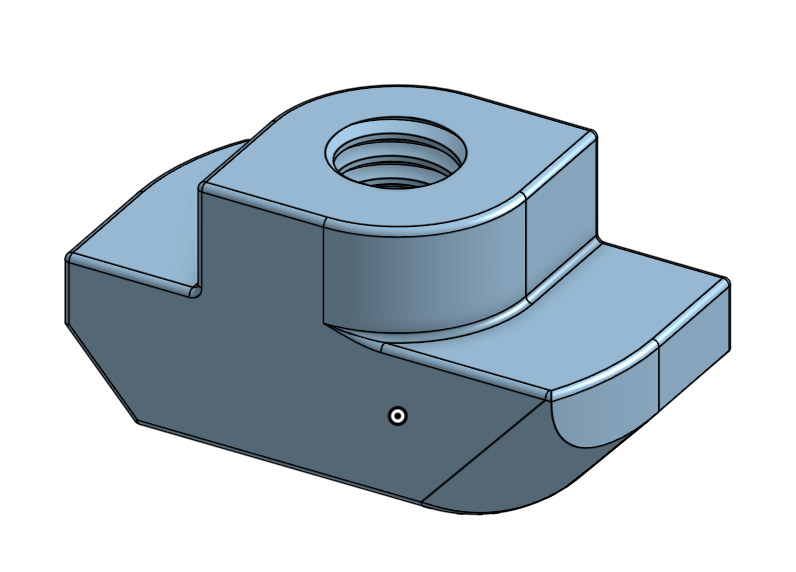 Threaded T-Nuts M4, M5, M6 multiple Profiles (OnShape)