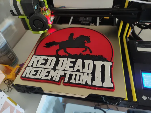 Placa Red Dead Redemption 2 RDR2