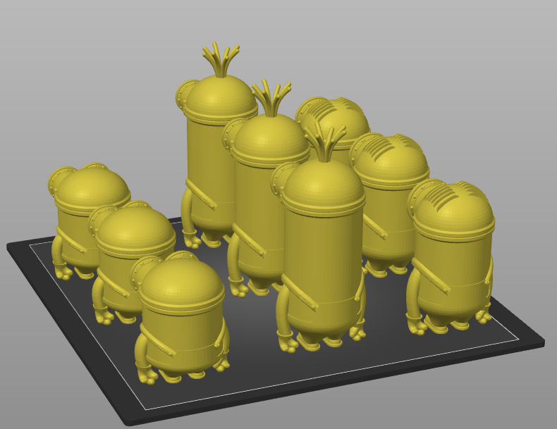 Minion Army including Kevin, Bob, and Stuart