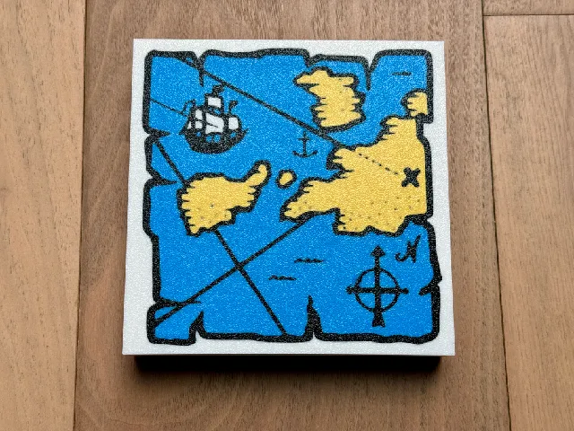Lego Treasure Map Tile - 10x size (3068px9)