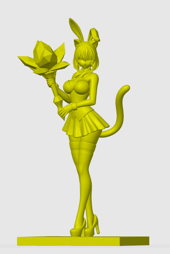 Anime cat-girl figurine 20