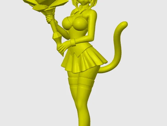Anime cat-girl figurine 20