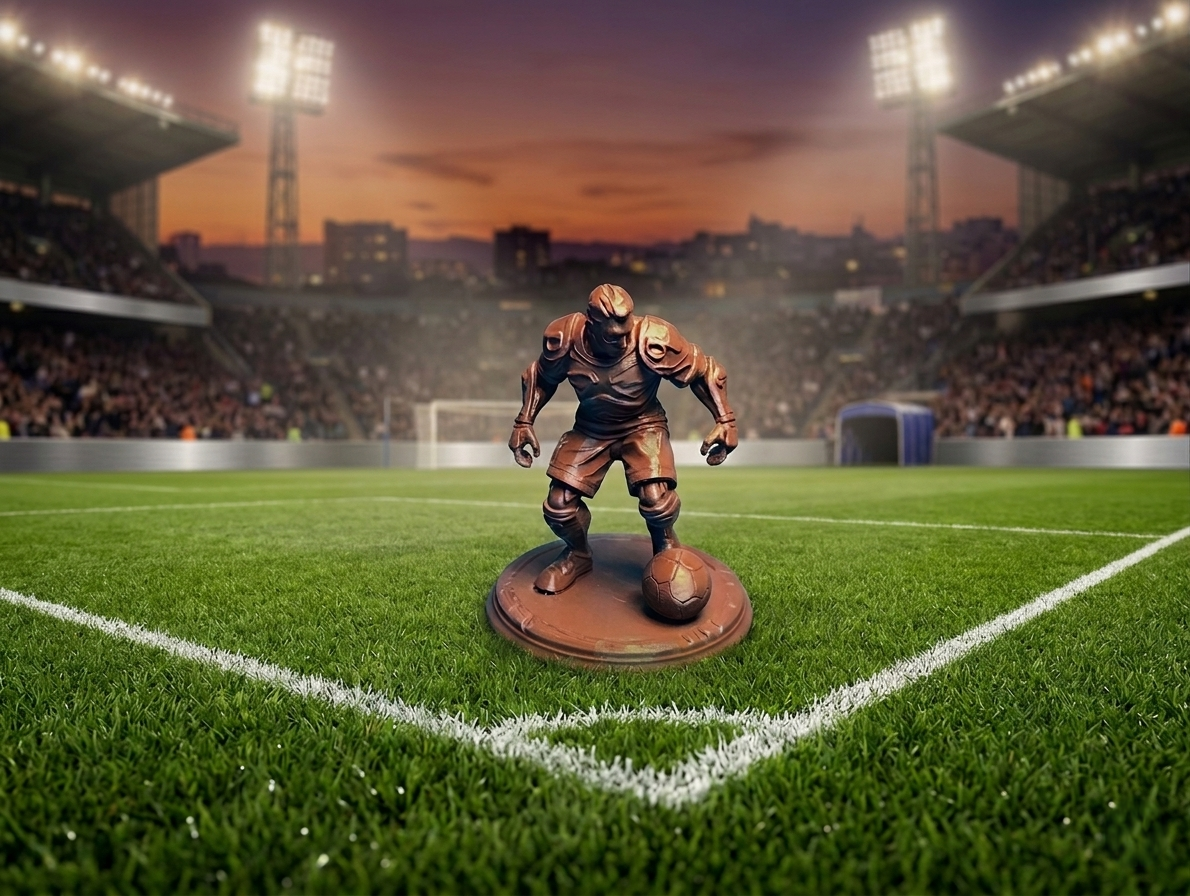 Armored Football Player / Heavy Soccer Player Figure