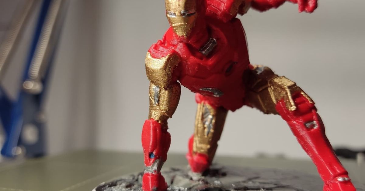 iron man action figure 3d model