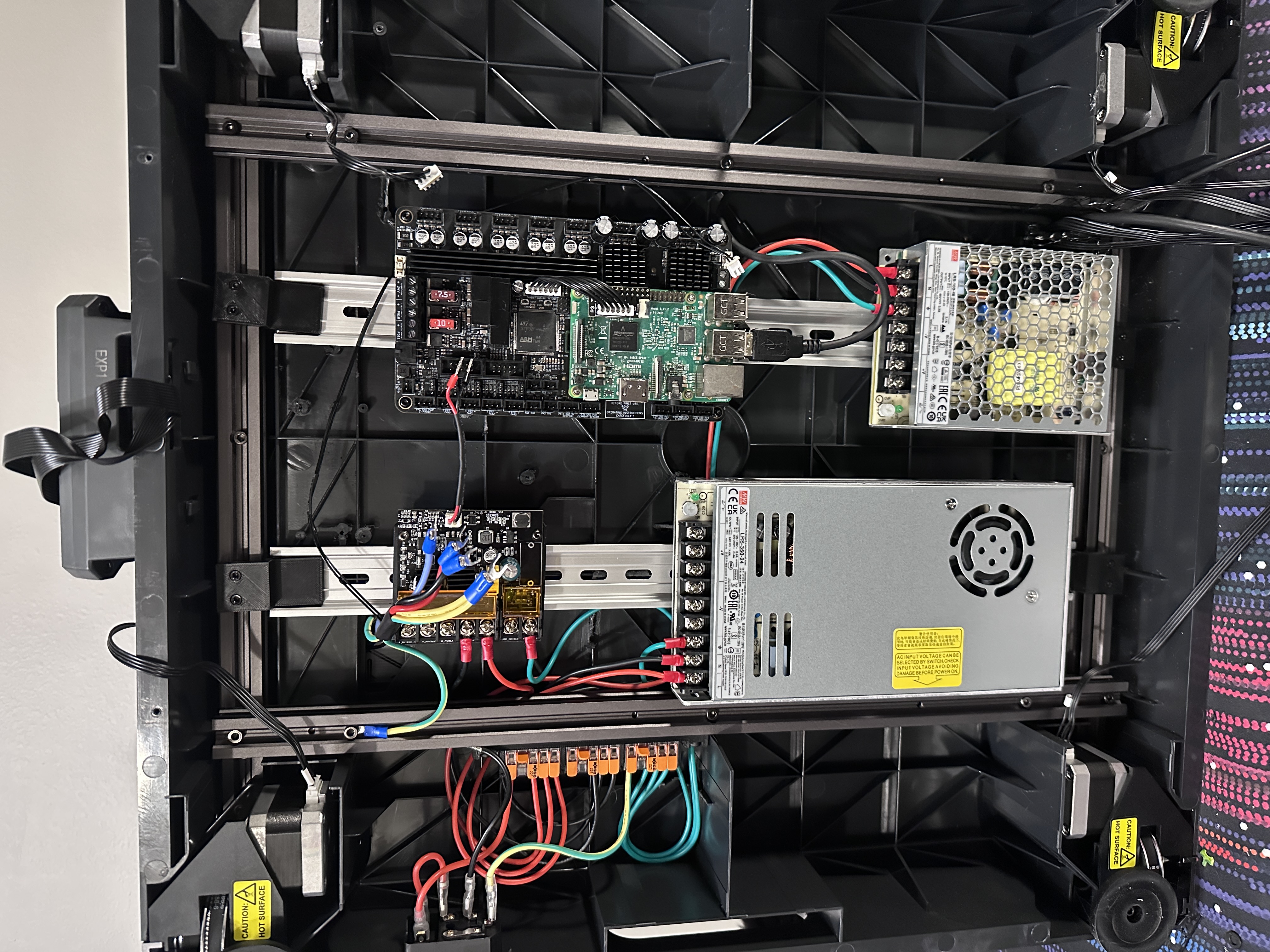 SV08 Electronic Box DIn Rail Mounts