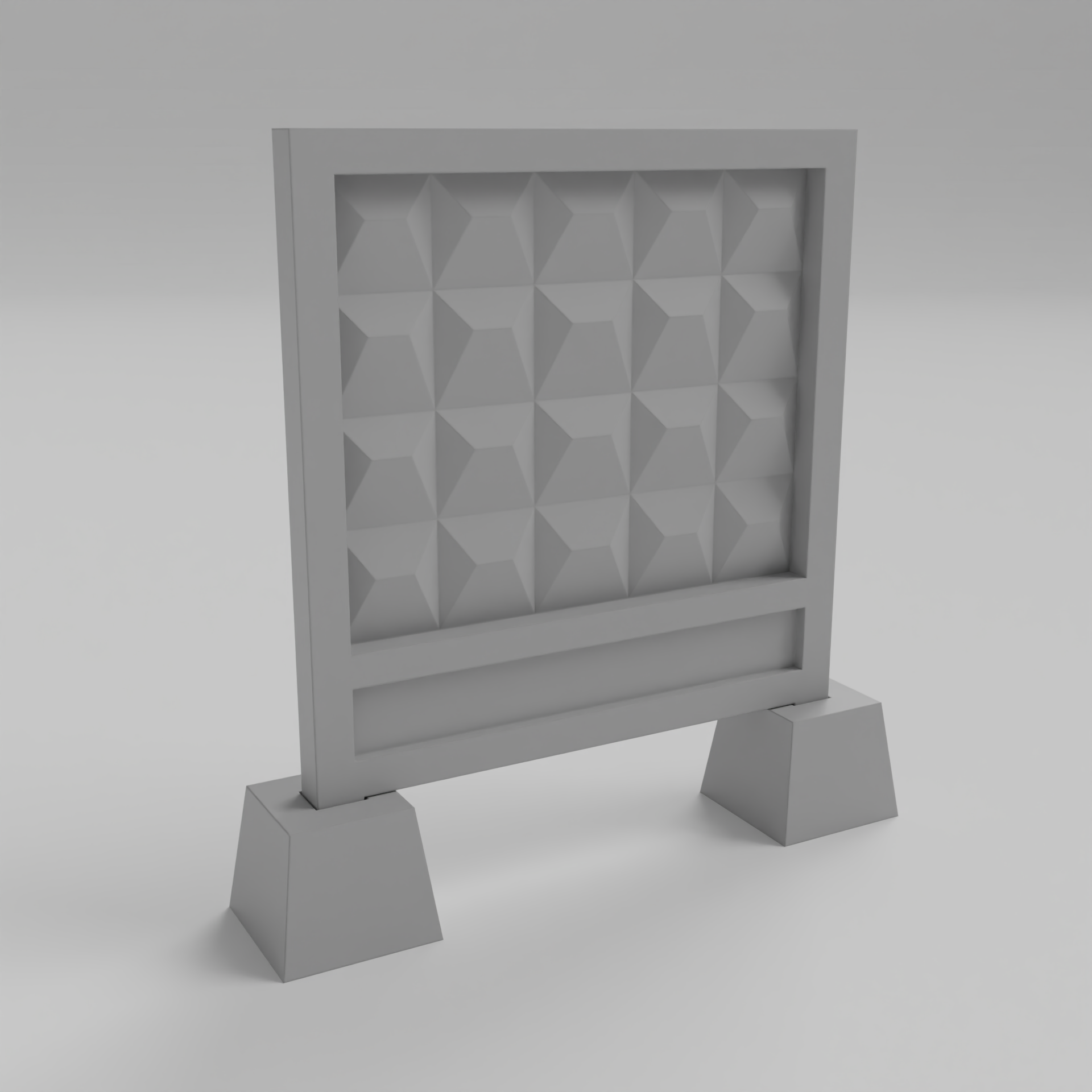 Soviet concrete fence PO-2