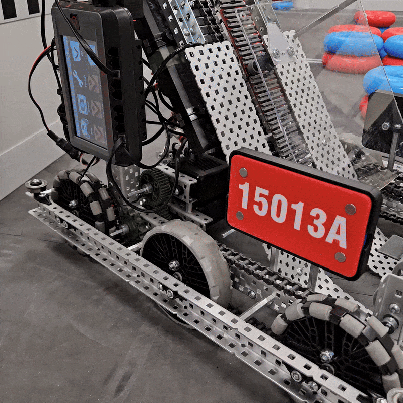 VEX Robotics Multi-Color Magnetic License Plate
