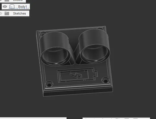 18650 battery holder for flashlight