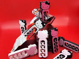 ぎっこ①Hello Kitty 「剣道部」ストラップ【新品未開封(美品)】 Hello Kitty Chip Clip by Triple G Workshop | Download free STL