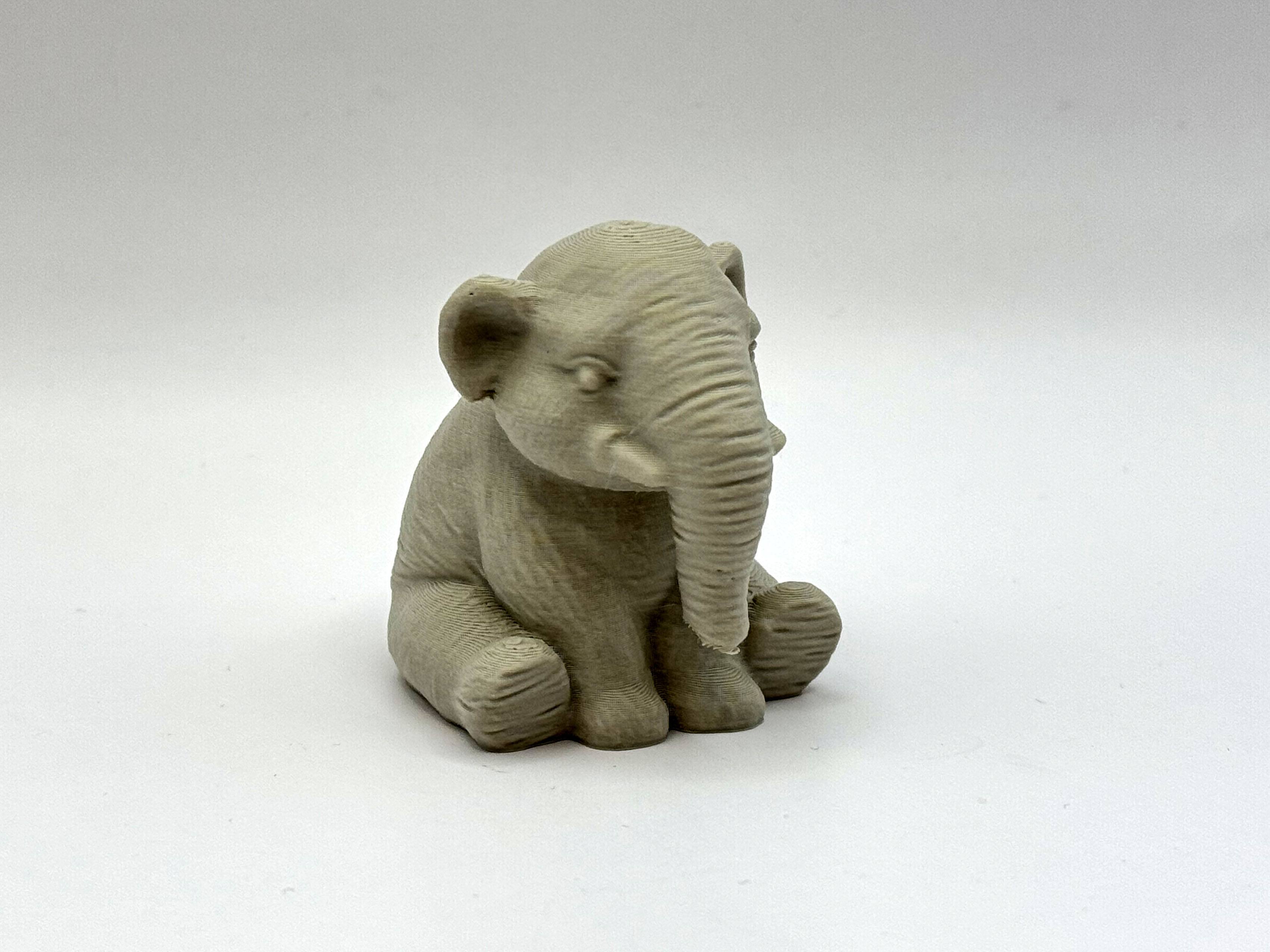 Detailed Elephant Figurine
