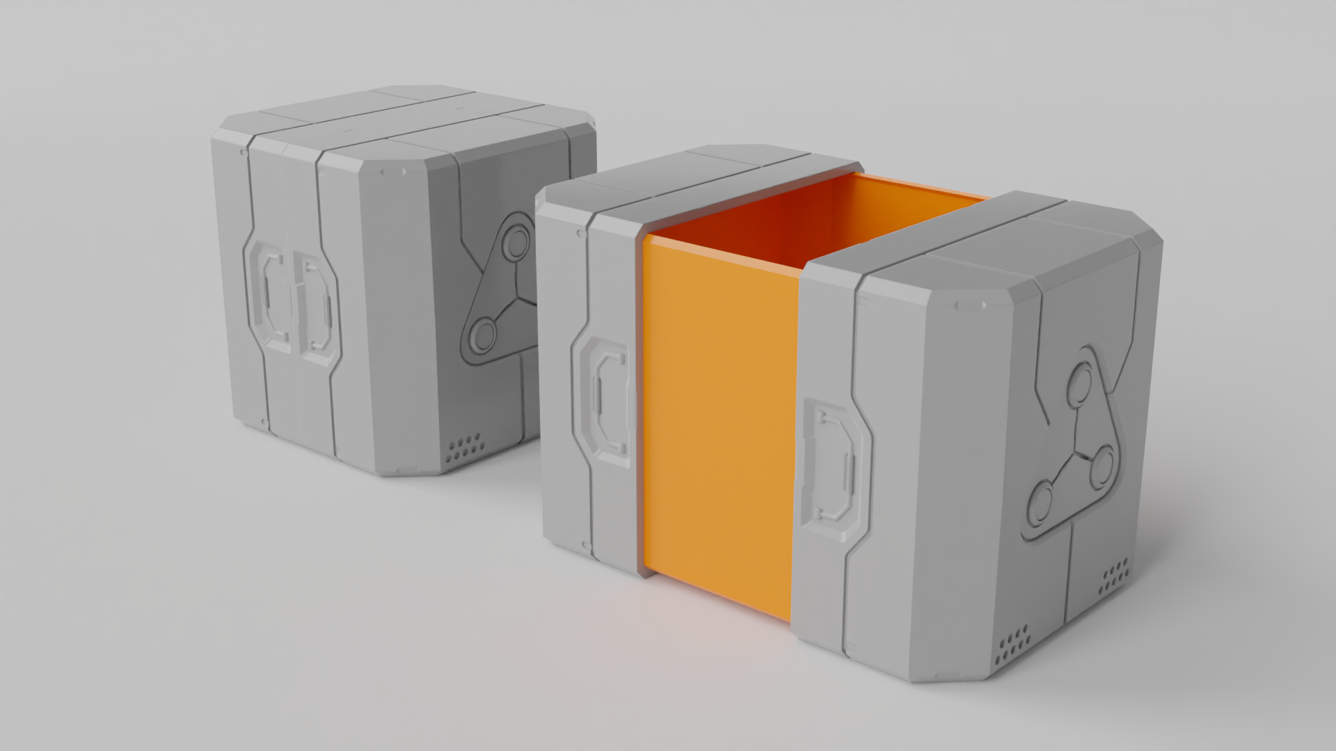 Sci-Fi sliding box