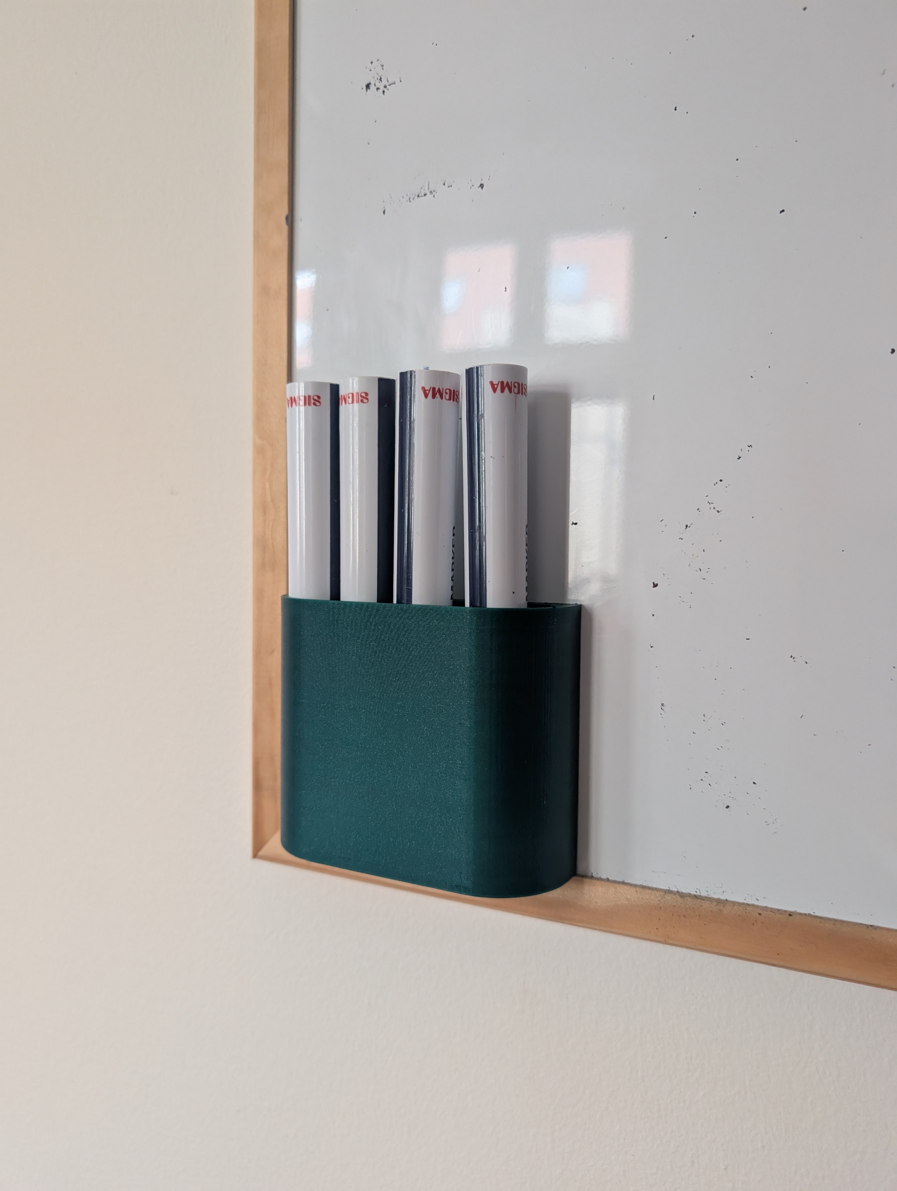 Parametric magnetic pen holder/bin
