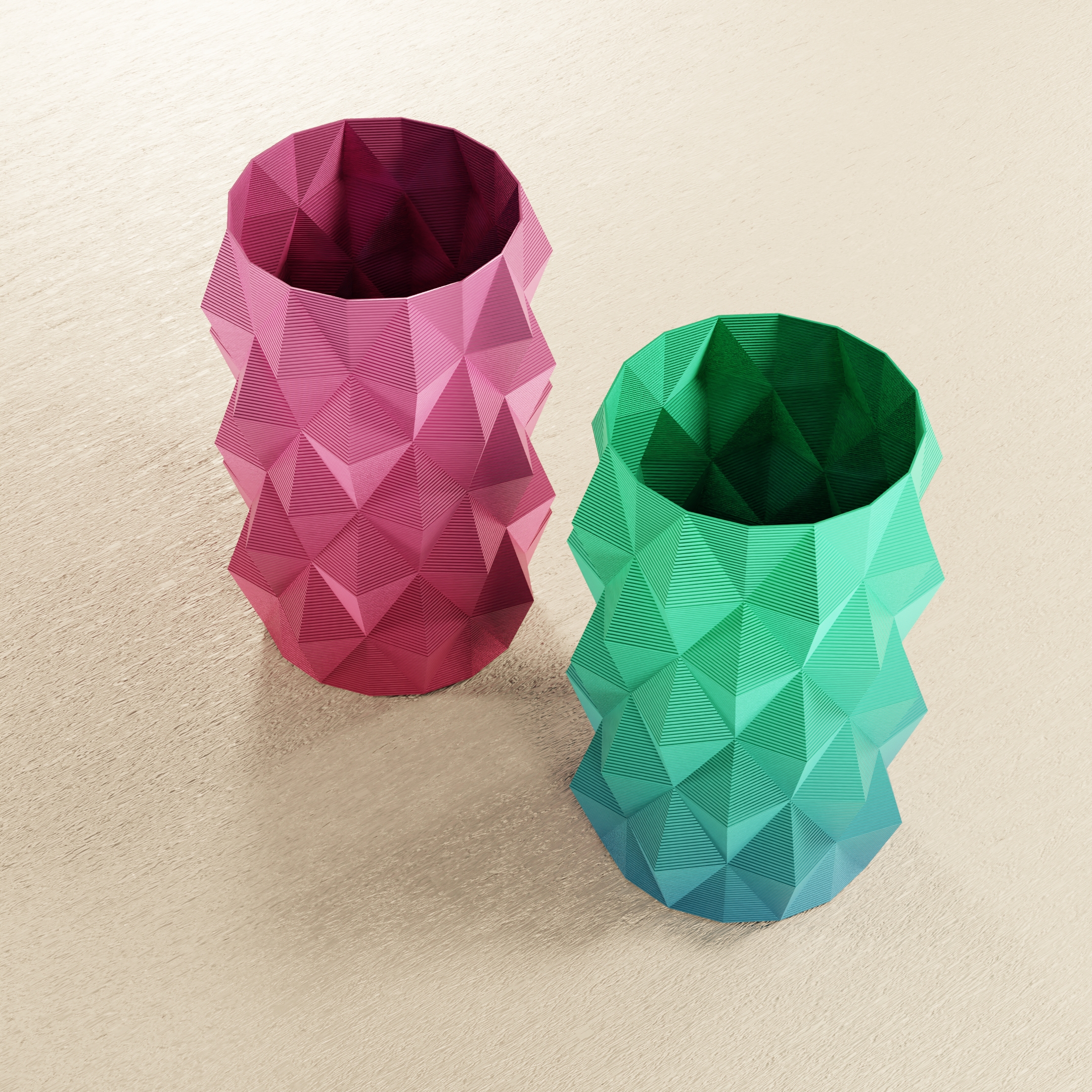 Triangular Vase