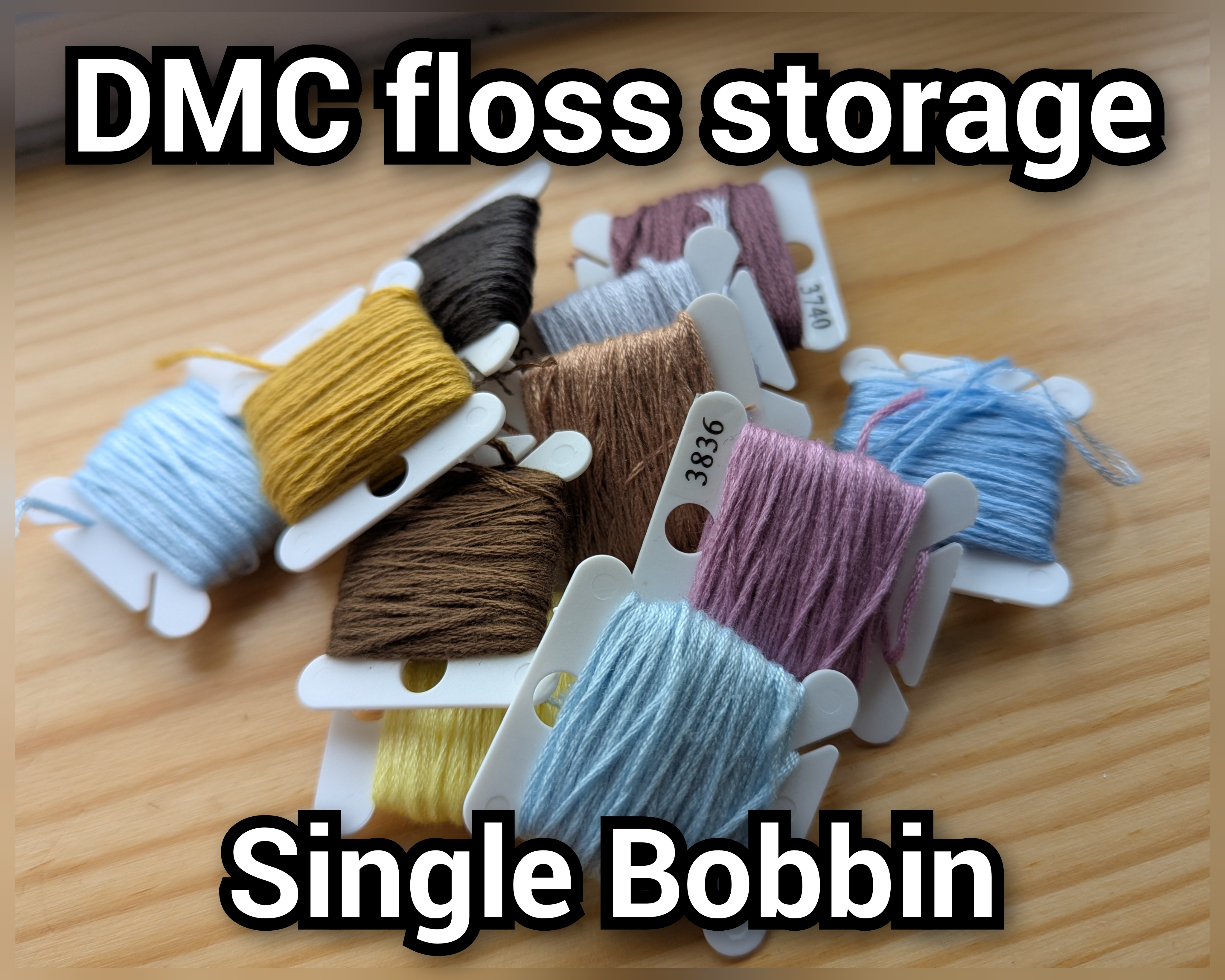 DMC Floss thread organiser bobbin