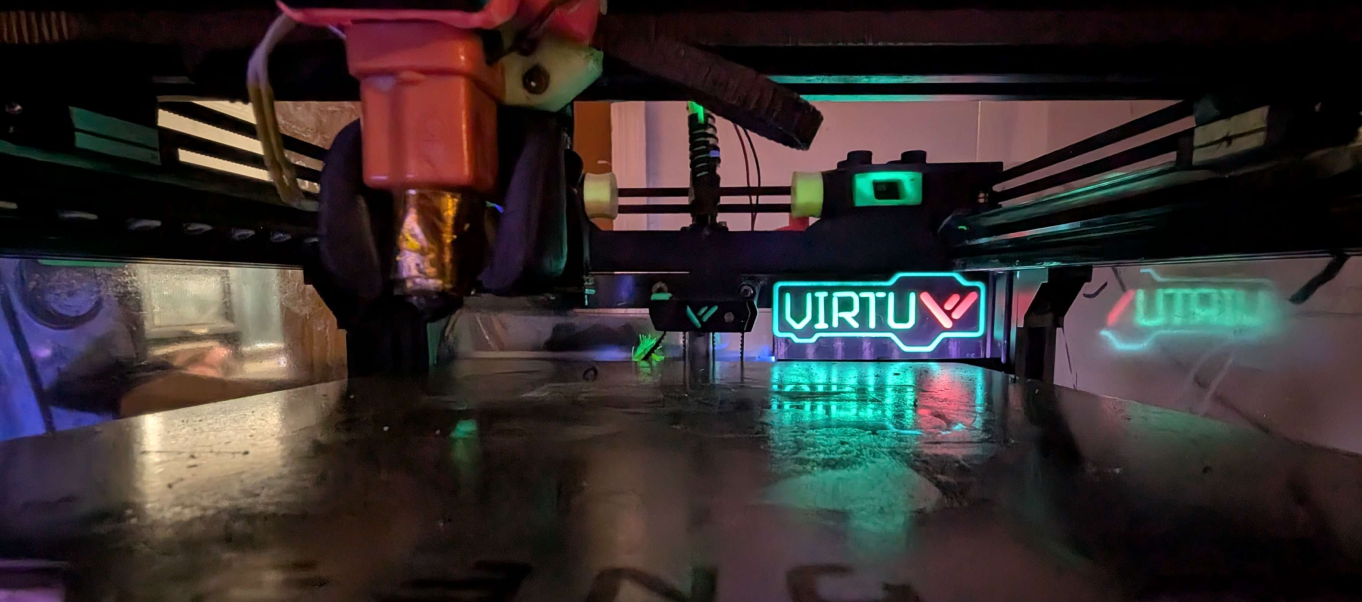 VIRTU Placard with logo