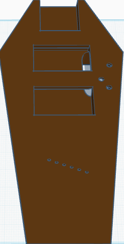 coffin guitar body