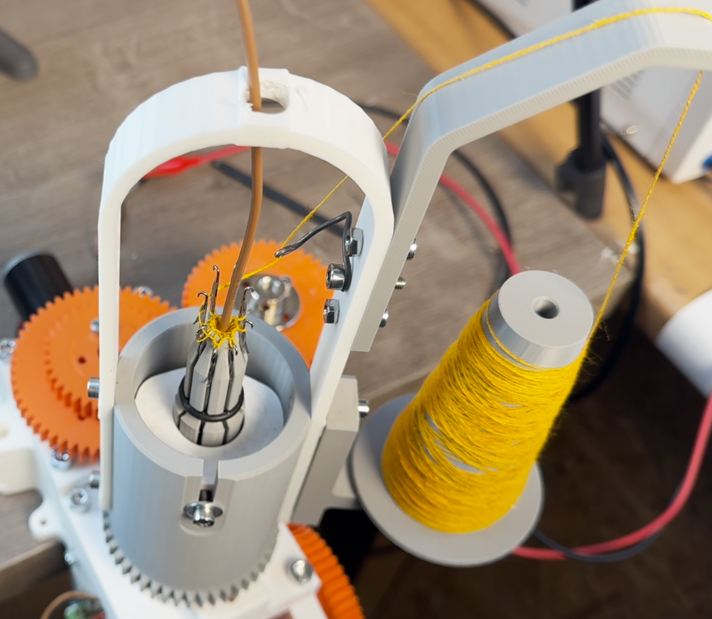 Miniatura 6 do modelo 3D Circular knitting machine Upgrade