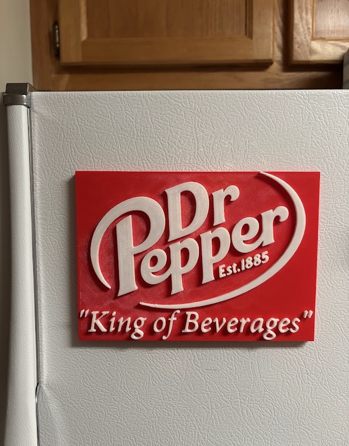 Dr. Pepper "King of Beverages" Sign