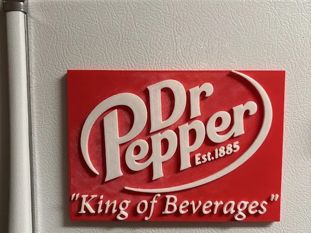 Dr. Pepper "King of Beverages" Sign