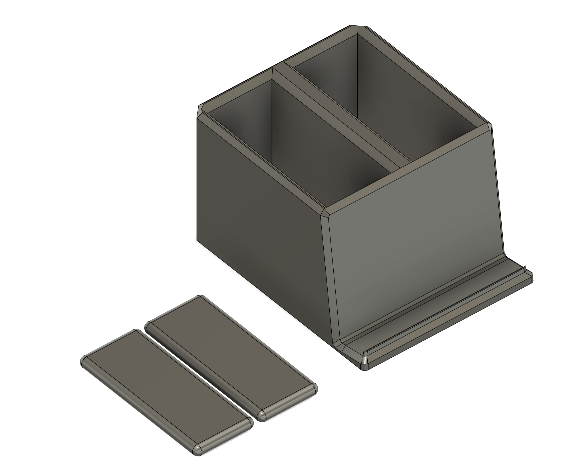 Toaster pencil holder