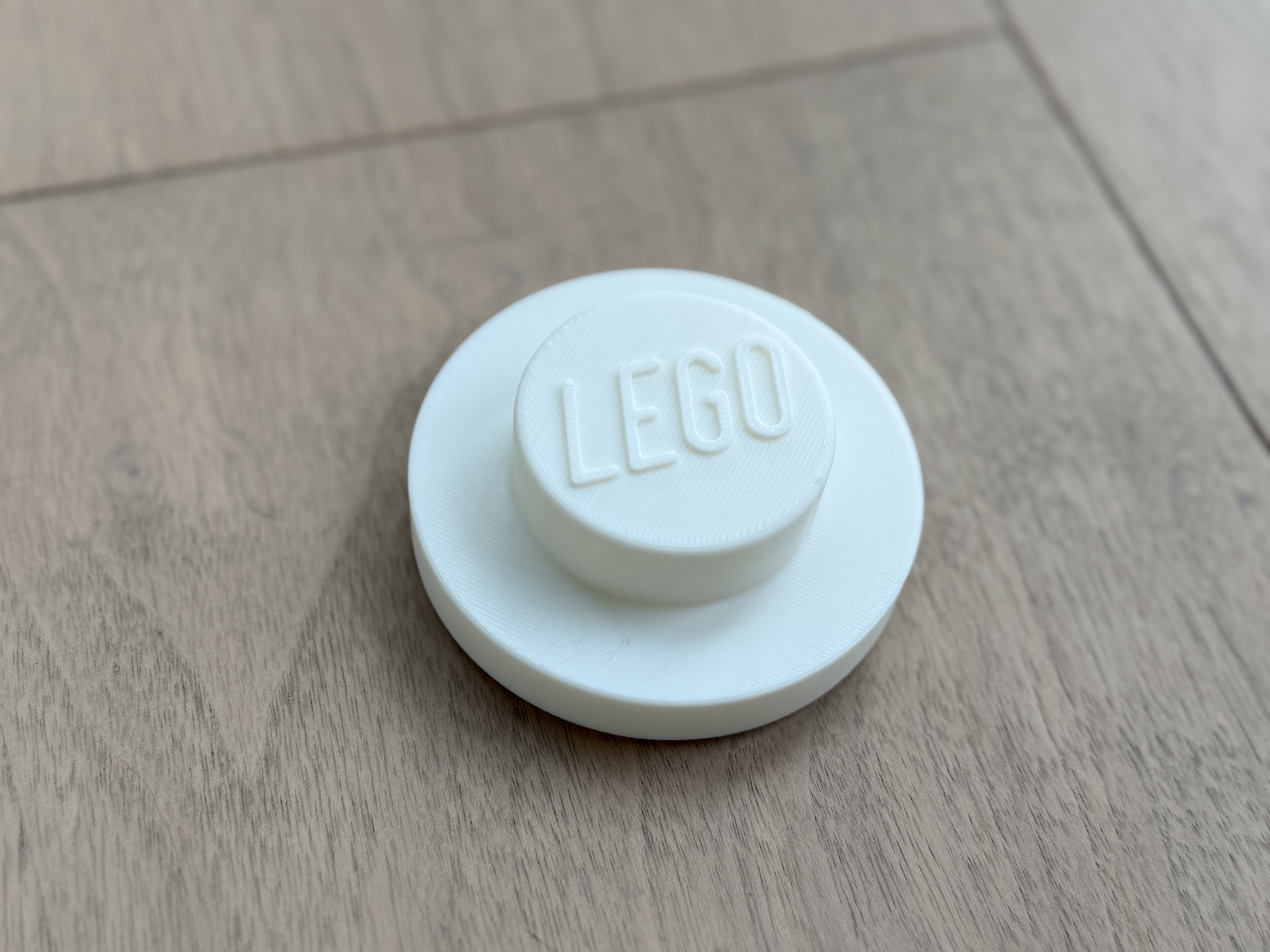 LEGO Stud for hanging 2x2 tile artwork