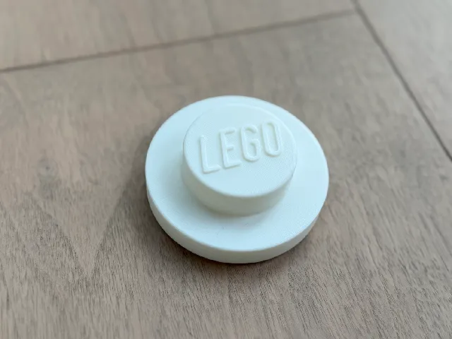 LEGO Stud for hanging 2x2 tile artwork