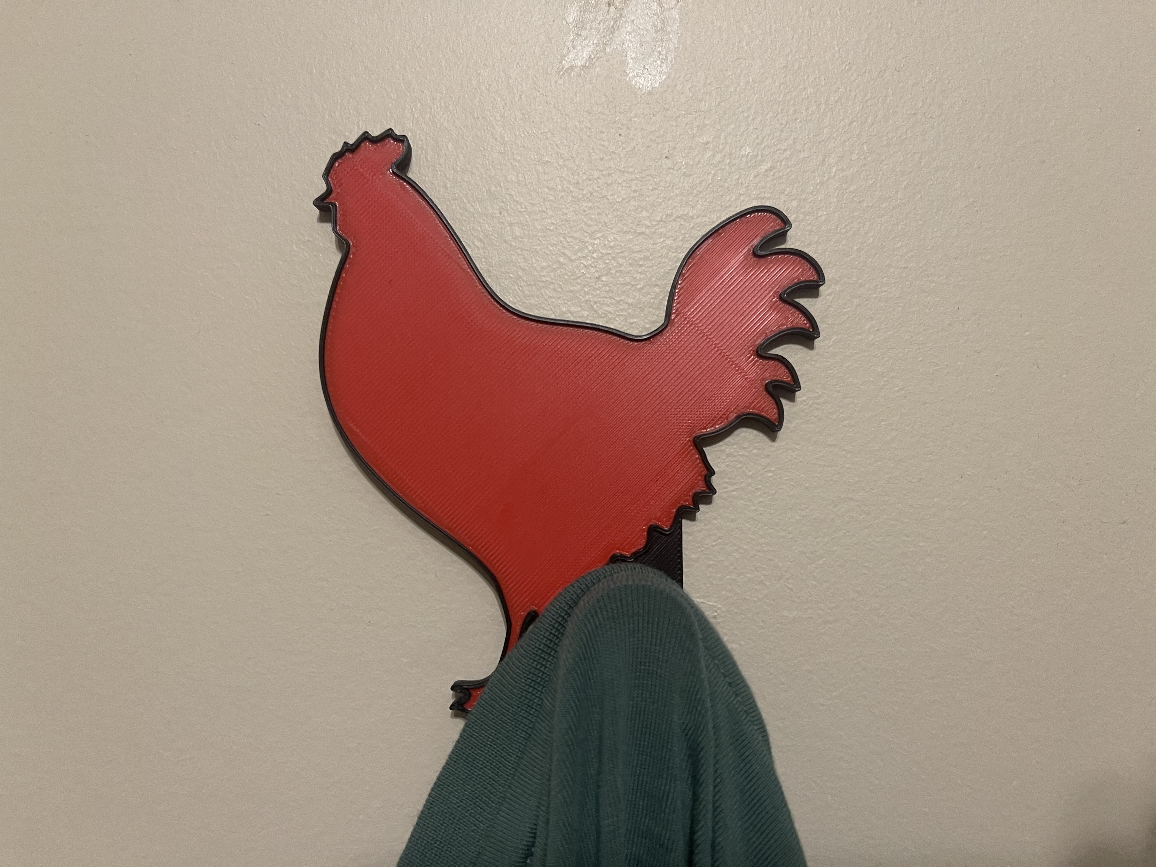 Rooster - Farm Animal Coat/Key Hook