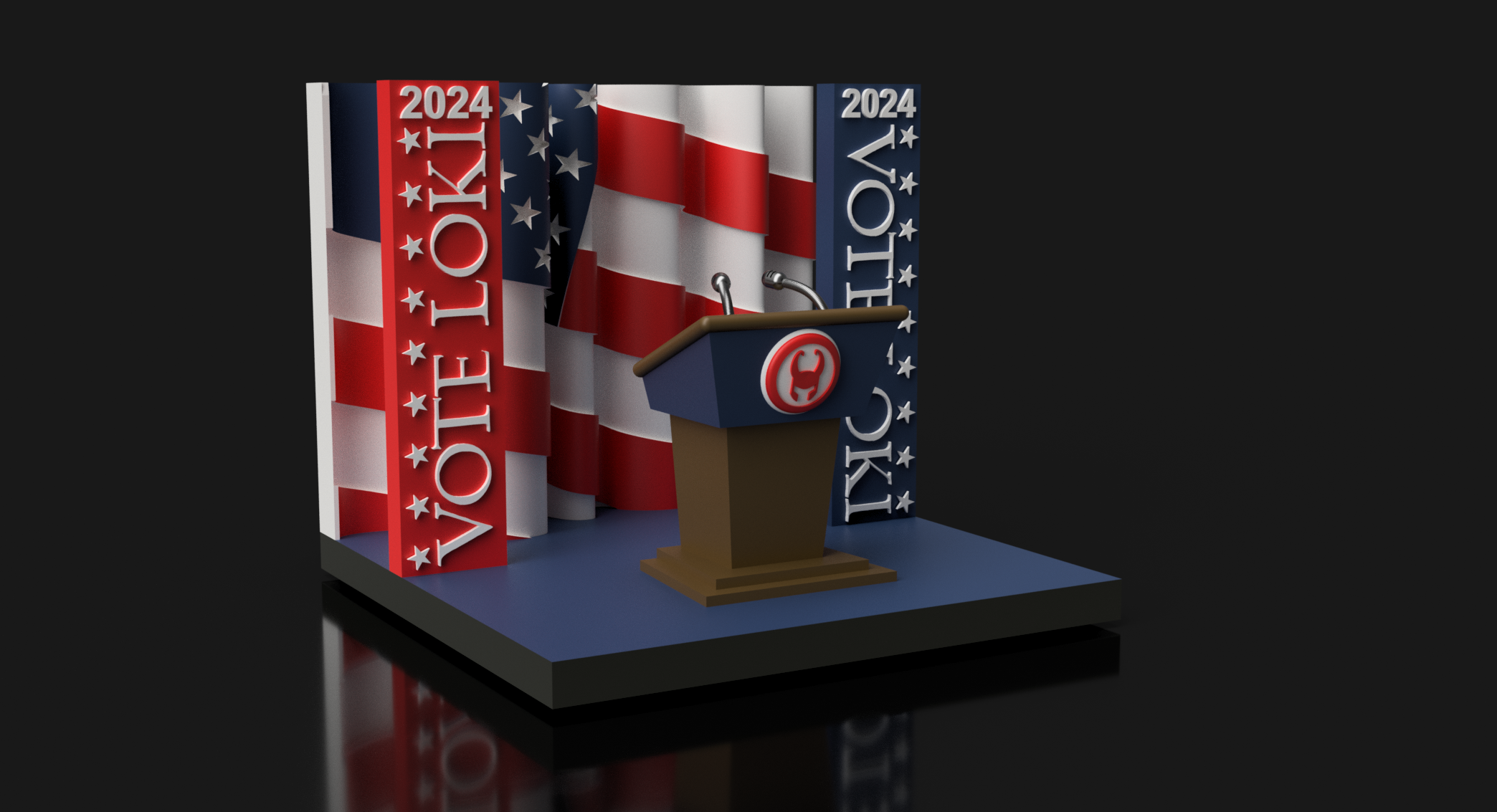 Vote Loki - Mini God not included