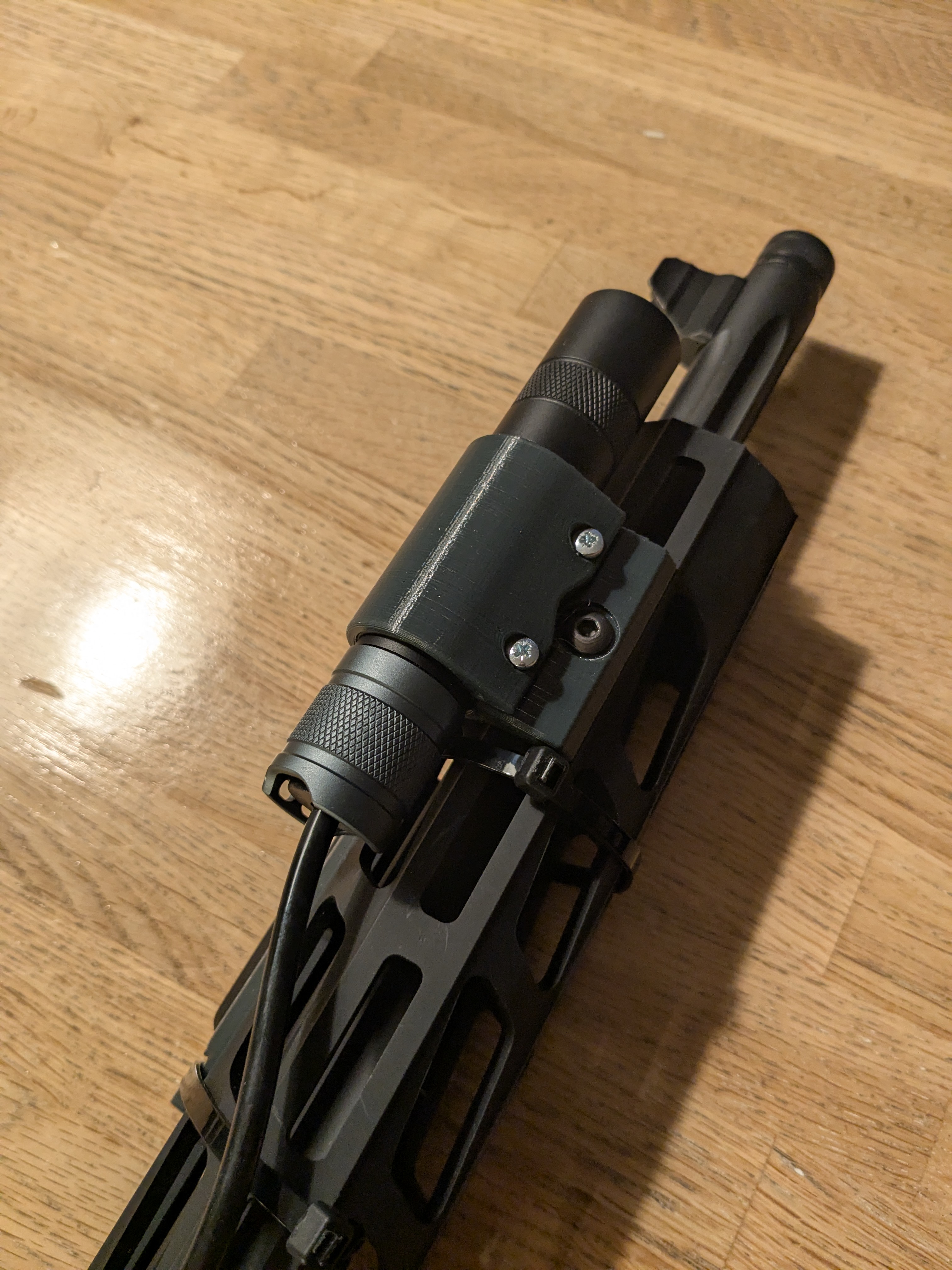 Mlok convoy s2 flashlight holder