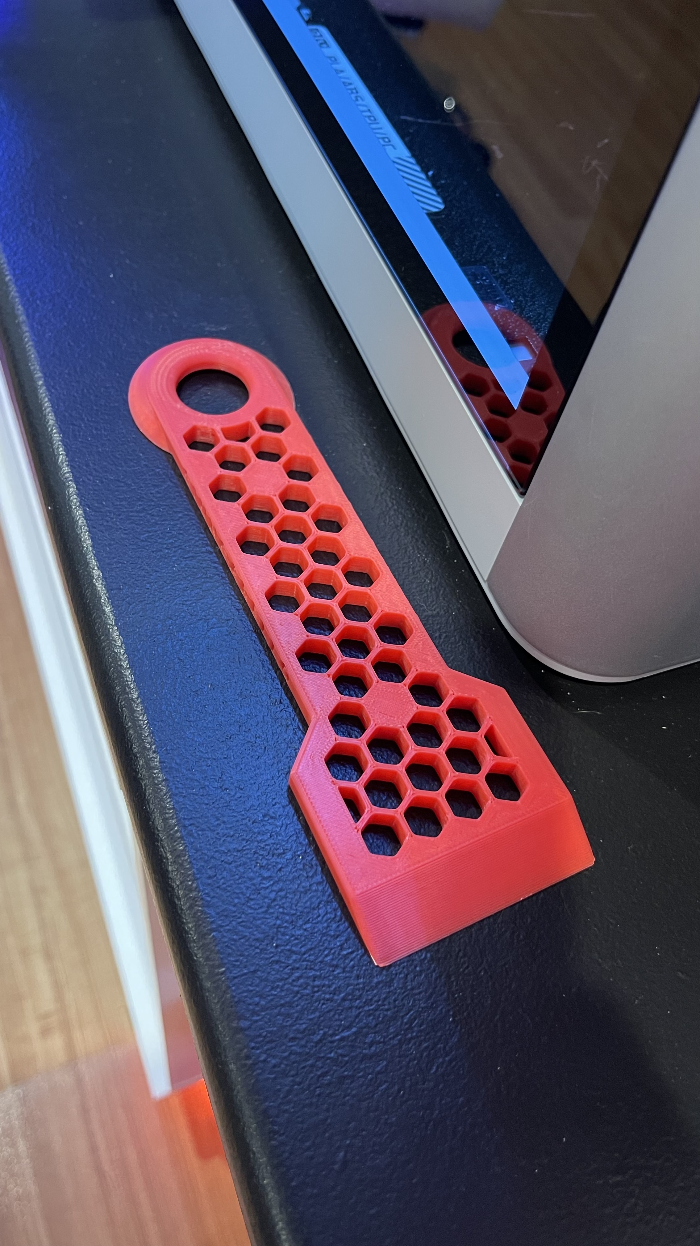 Hex Printbed Scraper 3D model thumbnail