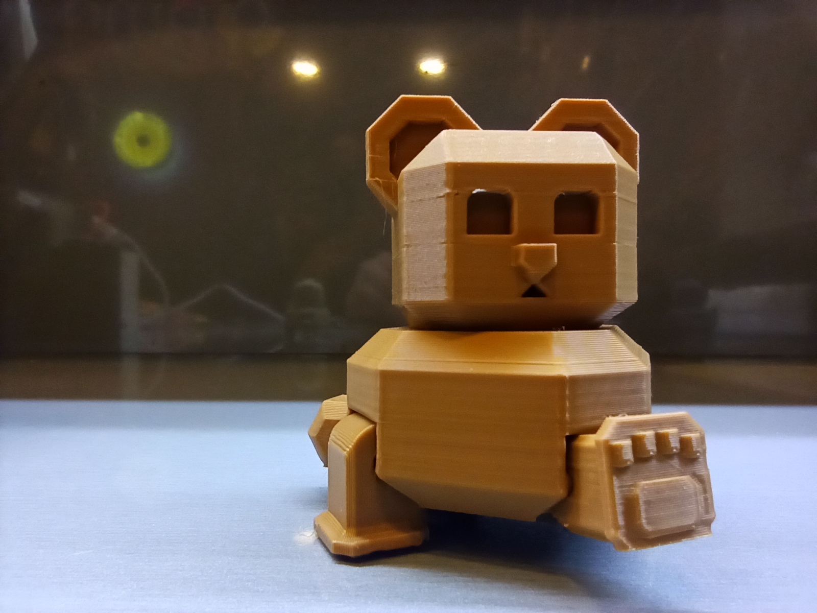 Miniatura 4 do modelo 3D orama mini robot bear articulated
