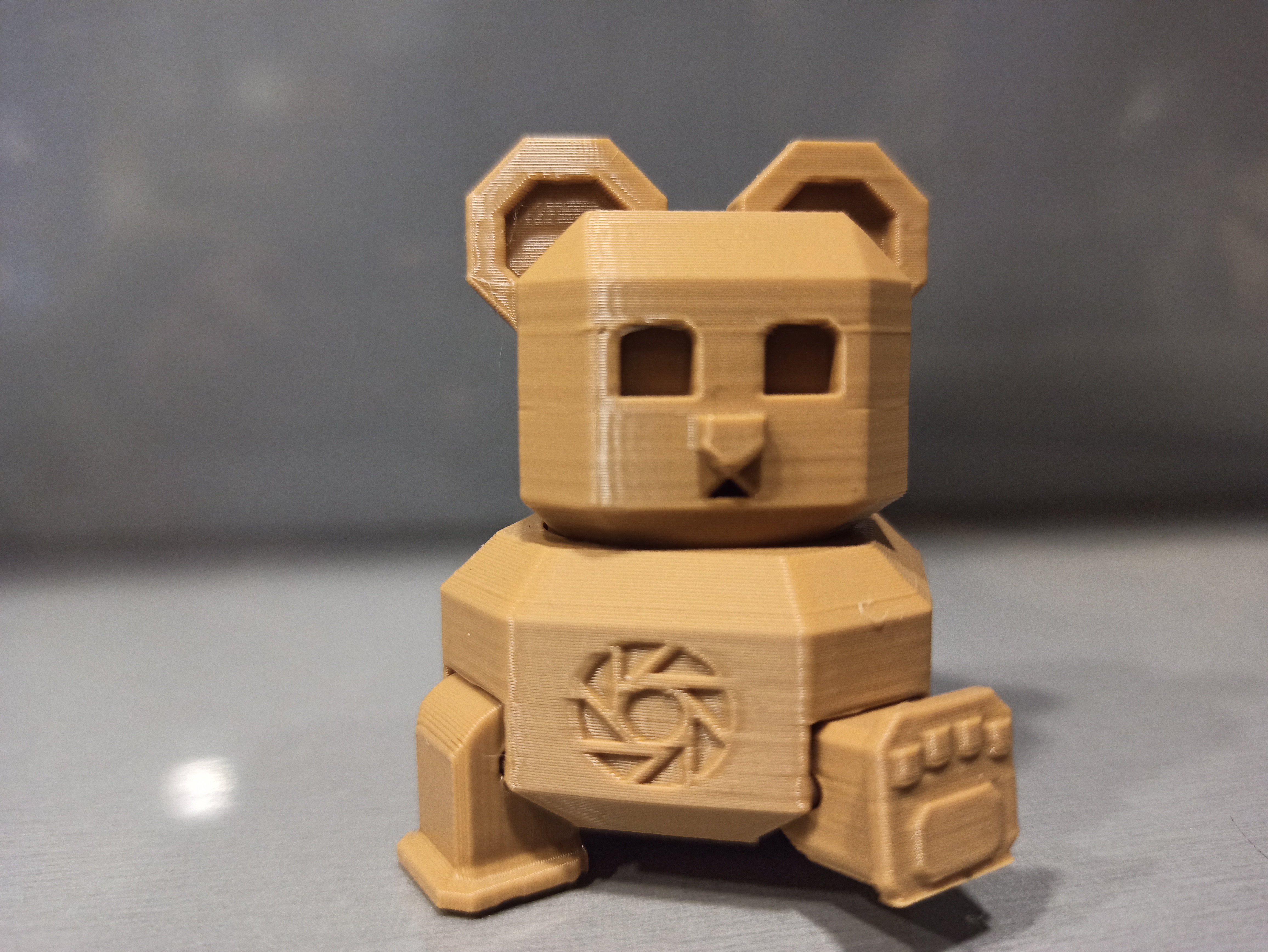 Miniatura 8 do modelo 3D orama mini robot bear articulated