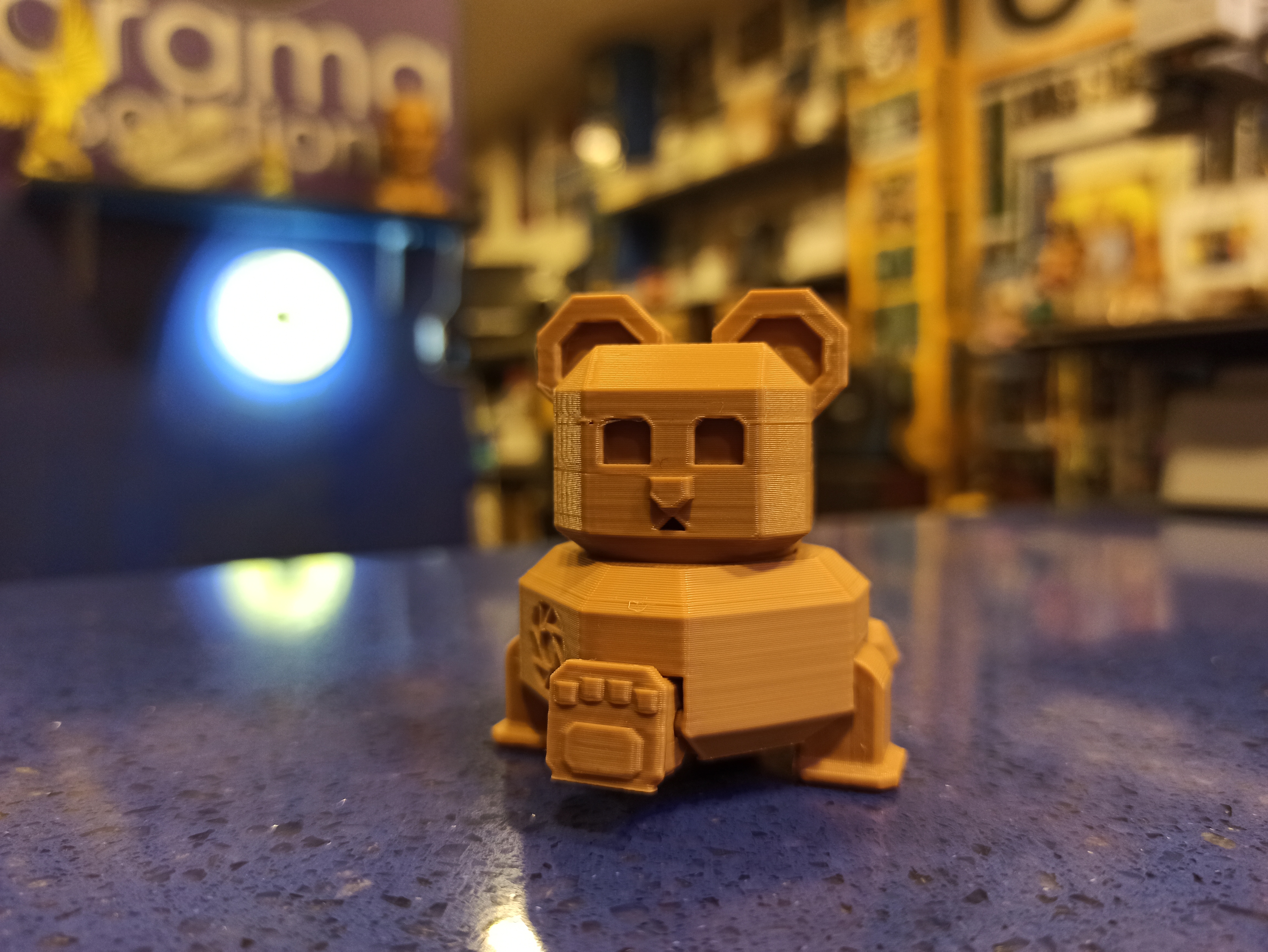 Miniatura 9 do modelo 3D orama mini robot bear articulated