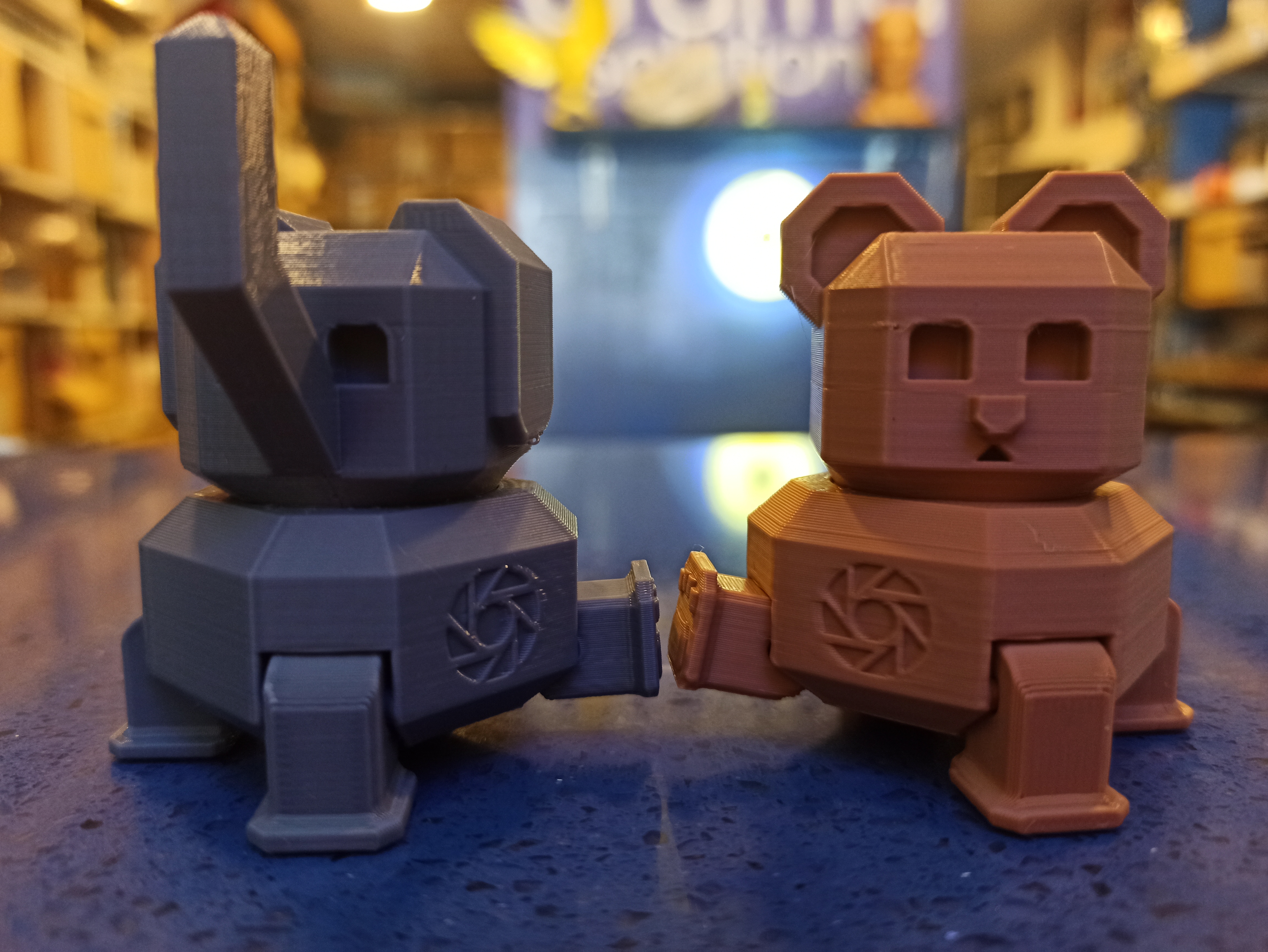 Miniatura 3 do modelo 3D orama mini robot bear articulated