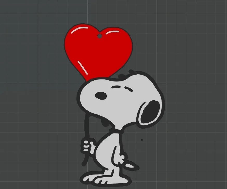 Snoopy Love by Vinks | Download free STL model | Printables.com
