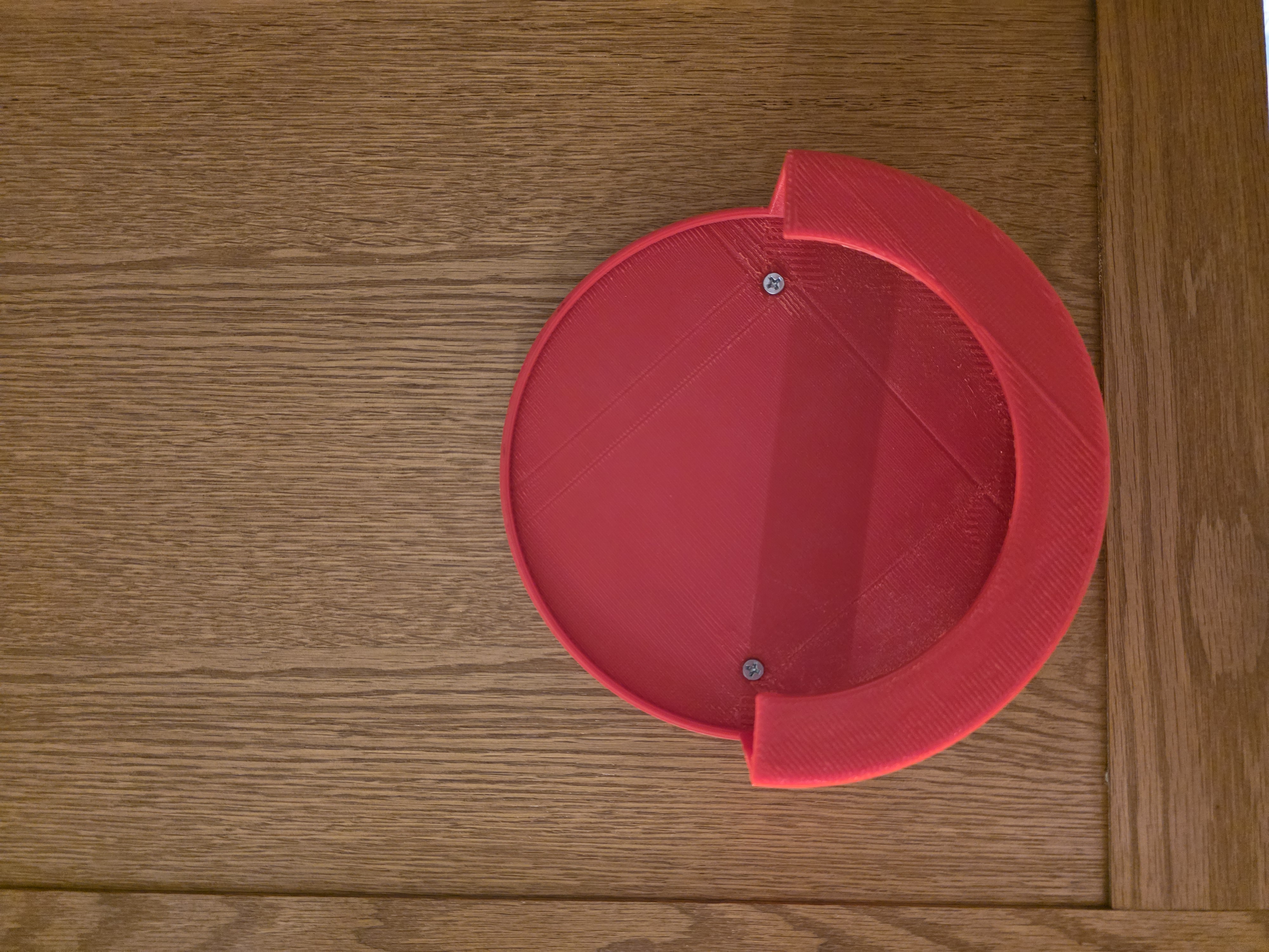 Pyrex glass storage lid holder