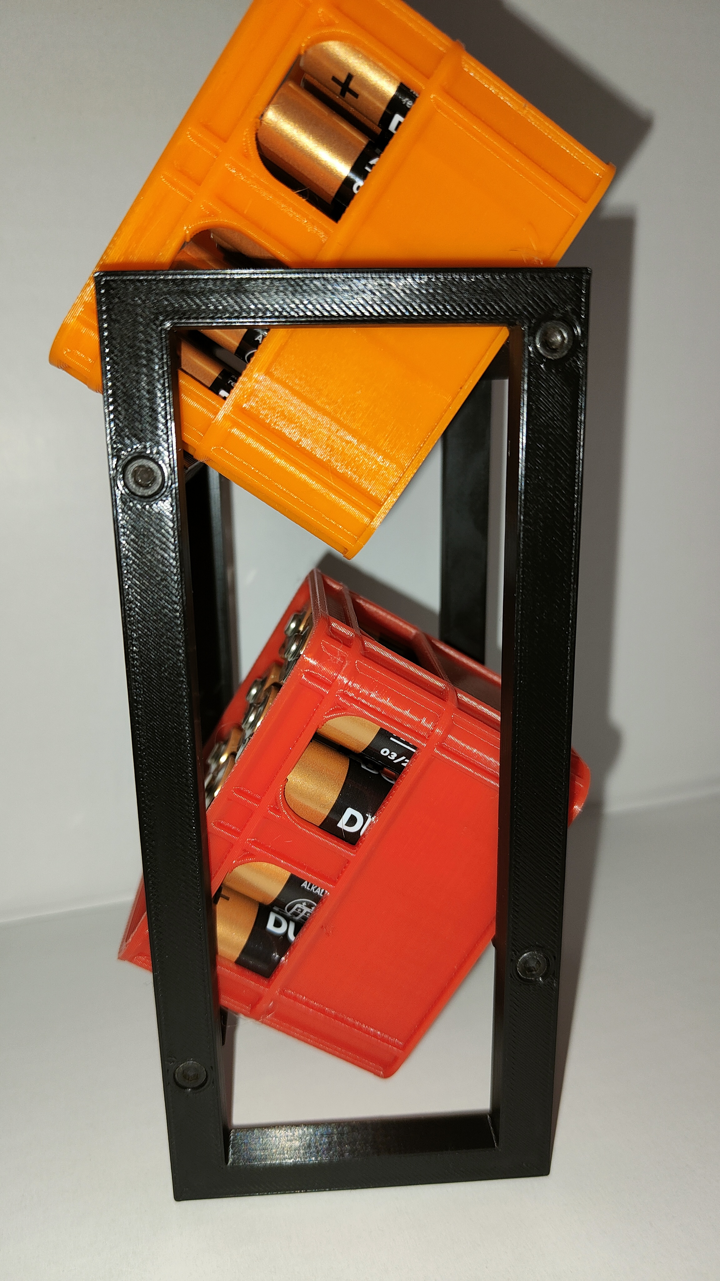 Miniatura 3 do modelo 3D Stand stackable beer crate for batteries