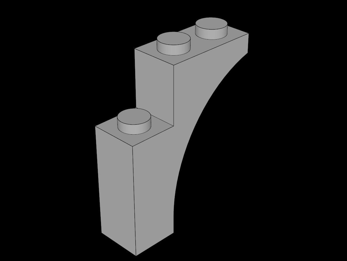 Lego Compatible (13965.dat) Arch  1 x  3 x  3