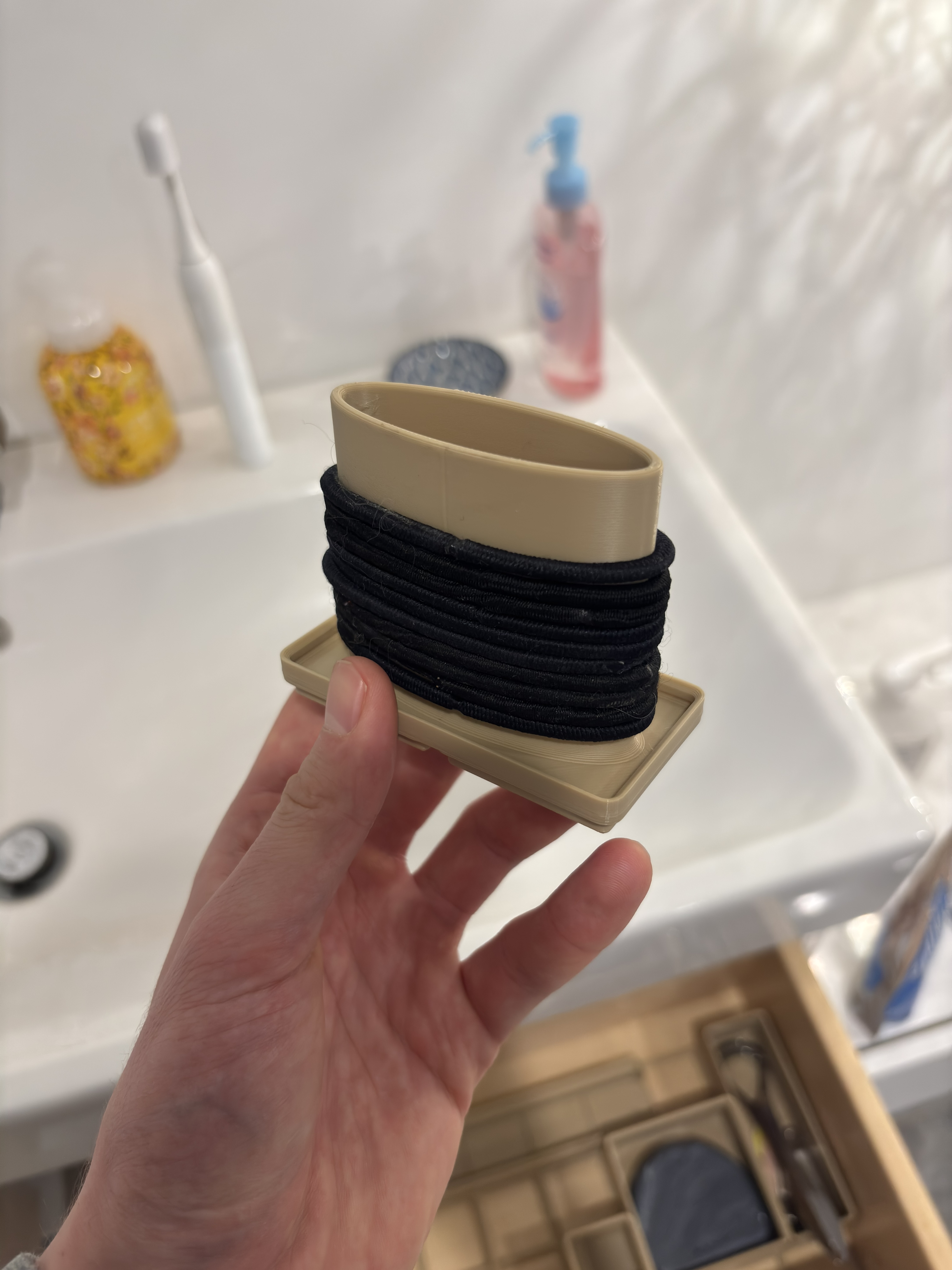 Gridfinity Hair Tie Holder