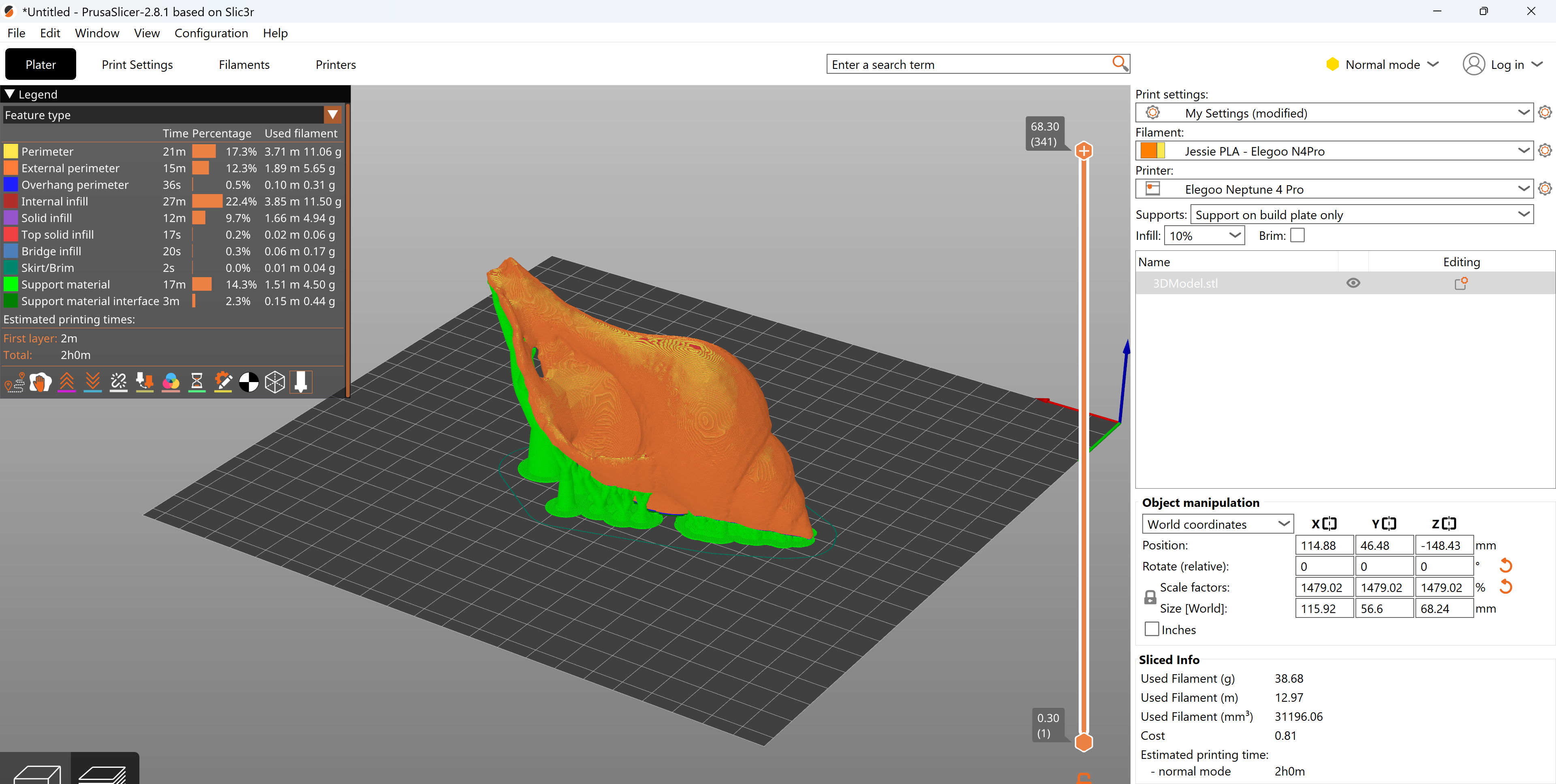 Miniatura 2 do modelo 3D conch shell 3d scan