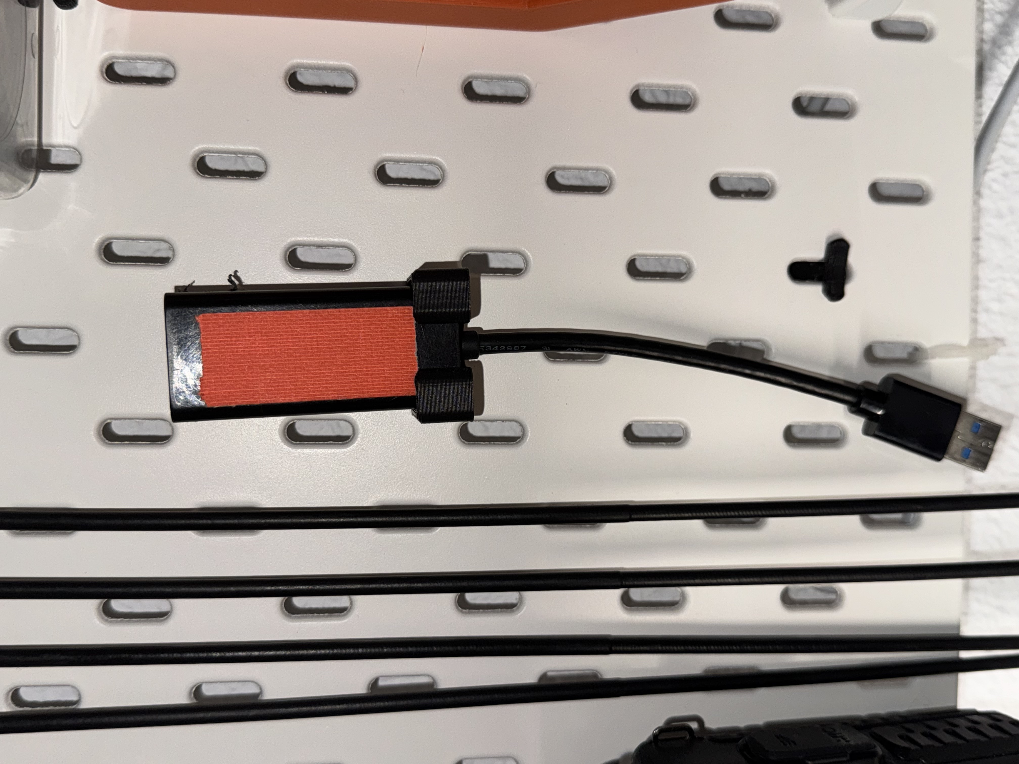 RJ45 to USB Adapter Holder for IKEA SKÅDIS