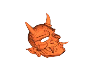 Aka-Oni＂mask Japanese Style Red-Demon by Kakeru | Download free
