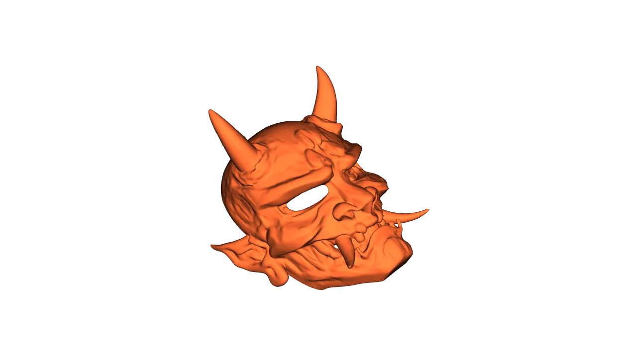 Aka-Oni＂mask Japanese Style Red-Demon by Kakeru | Download free