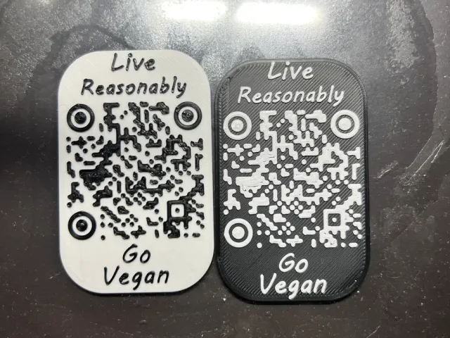 Vegan Activism Non-Human Animals QR Code