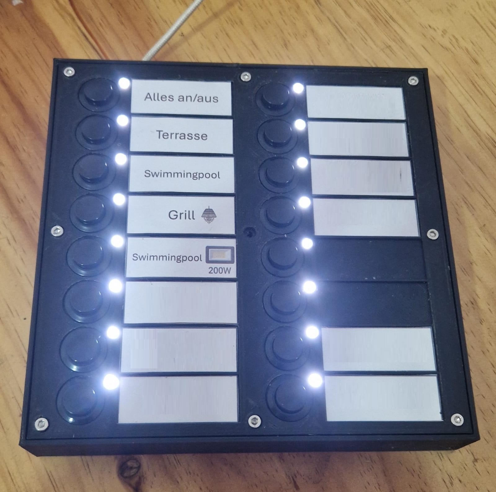 ESPHome Push Button Hub